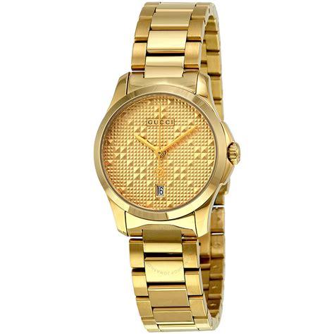 gold womens gucci watch|stainless steel gucci ladies watches.